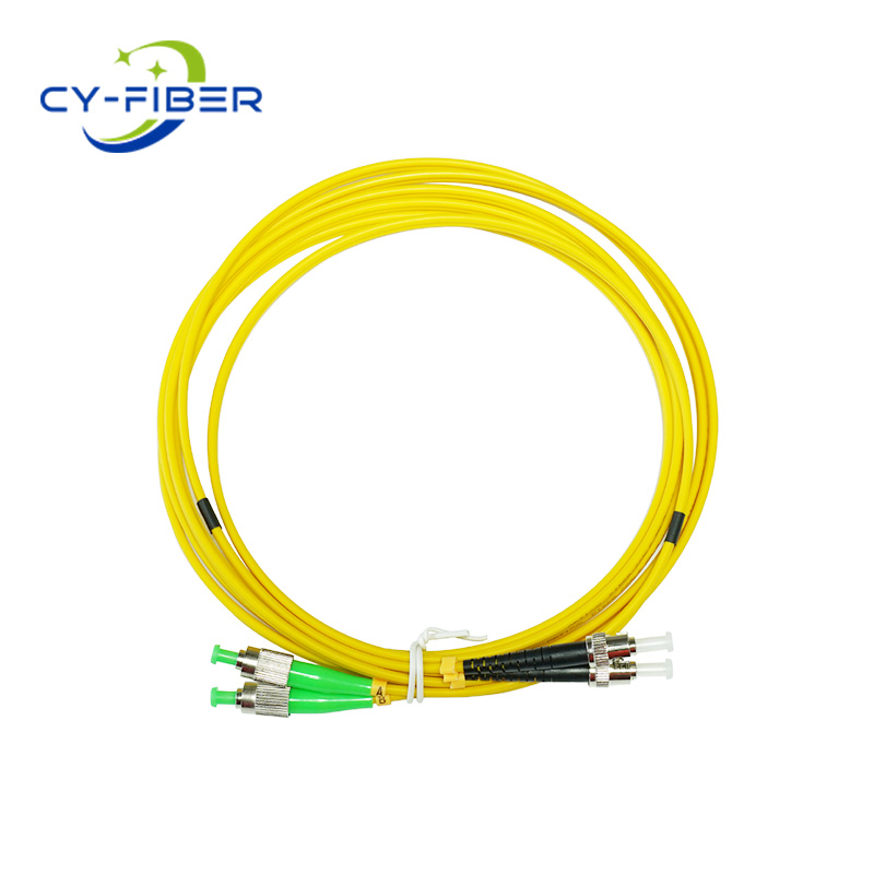 OS2 FC APC-ST UPC雙工LSZH 3.0mm光纖跳線, 3m