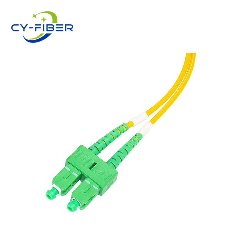 OS2 LC UPC-SC APC雙工LSZH 3.0mm光纖跳線, 3m