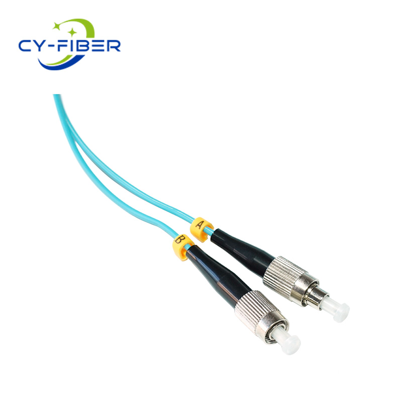 OM3 LC-FC UPC雙工LSZH 3.0mm光纖跳線, 3m