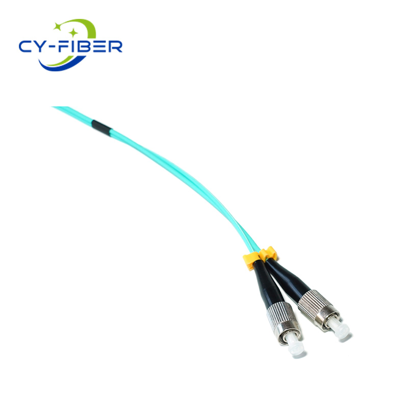 OM3 SC-FC UPC雙工LSZH 2.0mm光纖跳線, 3m
