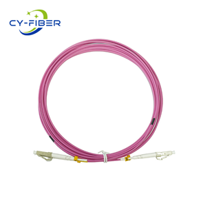 OM4 LC-LC UPC雙工LSZH 2.0mm光纖跳線, 3m