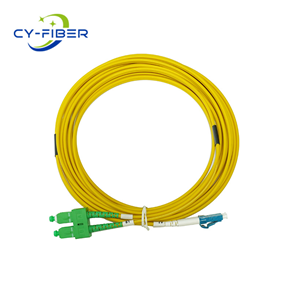 OS2 LC UPC-SC APC雙工LSZH 3.0mm光纖跳線, 3m